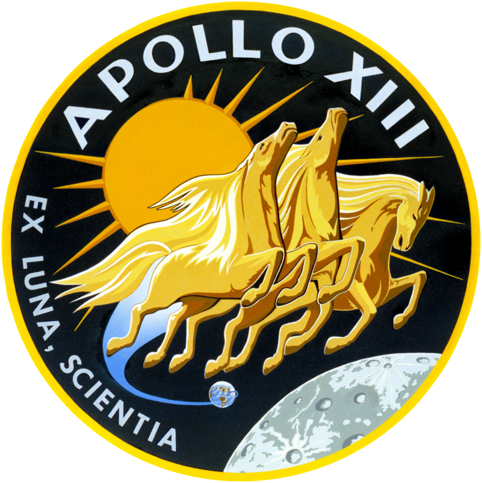 Apollo 13 insignia.
